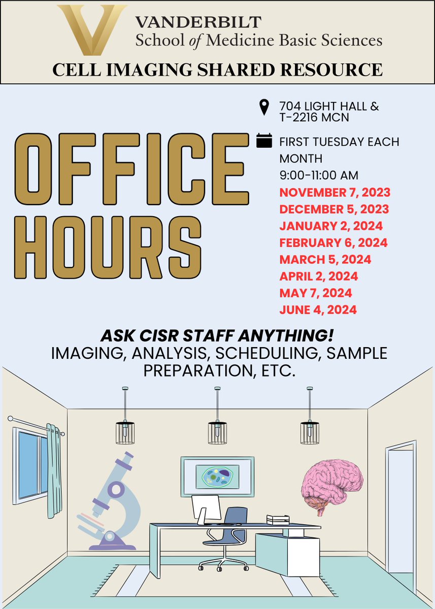 Tomorrow! First Tuesday of the month CISR Office Hours.