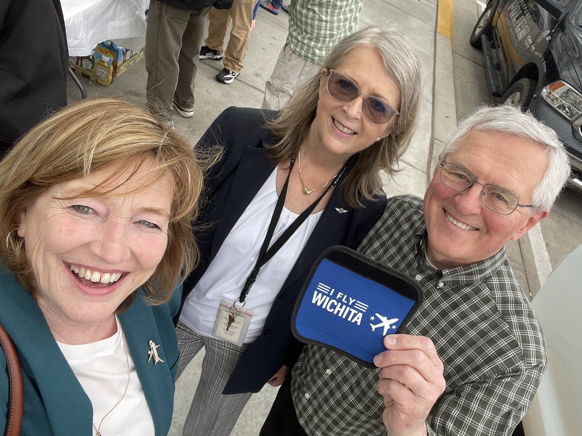 The team at @FlyICT is celebrating 70 years of providing air travel options for Kansans. ✈️ 
So fascinating that April 1 was the day the community determined should be opening day. 
No fooling. That’s the official anniversary date. Congratulations to all. #ilovewichita