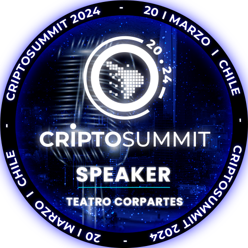 Lindo POAP nos dio hoy <a href="/CriptoSummit/">CriptoSummit</a> por ser speaker el 20 de marzo :D