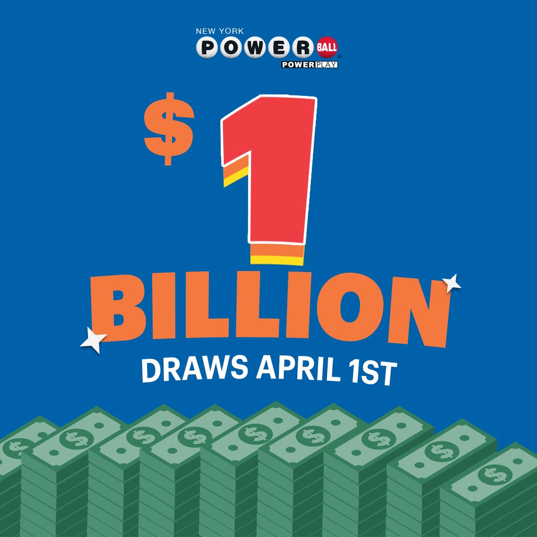 Attention, New York. This is BIG! New Yorkers have the chance to take home $1 Billion (‼️) from tonight’s Powerball drawing. Get your tickets today and drop a 💰 ib the comments if you're ready! #newyorklottery #pleaseplayresponsibly #MustBe18+