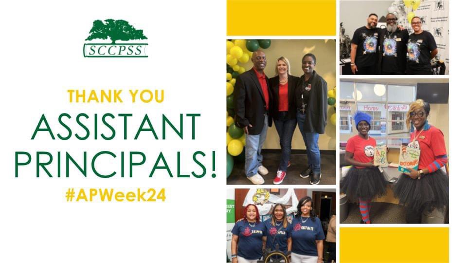 It is National Assistant Principals Week! 📚🏫 Thank you for fostering a positive learning environment, guiding students, and supporting teachers. Your commitment to excellence truly makes a difference every single day. Happy Assistant Principals Week! #APWeek24