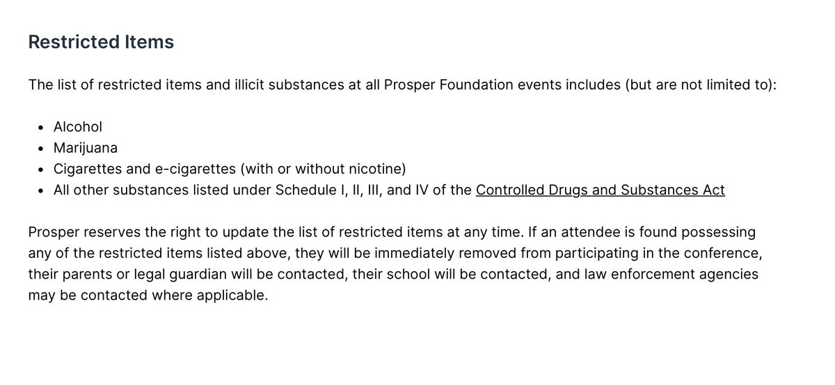 U.S. anti-harm reduction, anti-decrim outfit Foundation for Drug Policy Solutions is holding a conference in Vancouver on May 30. Local group Prosper, holding lunch session, will snitch you out to your school if they find you with weed. eventbrite.com/e/prosper-symp…