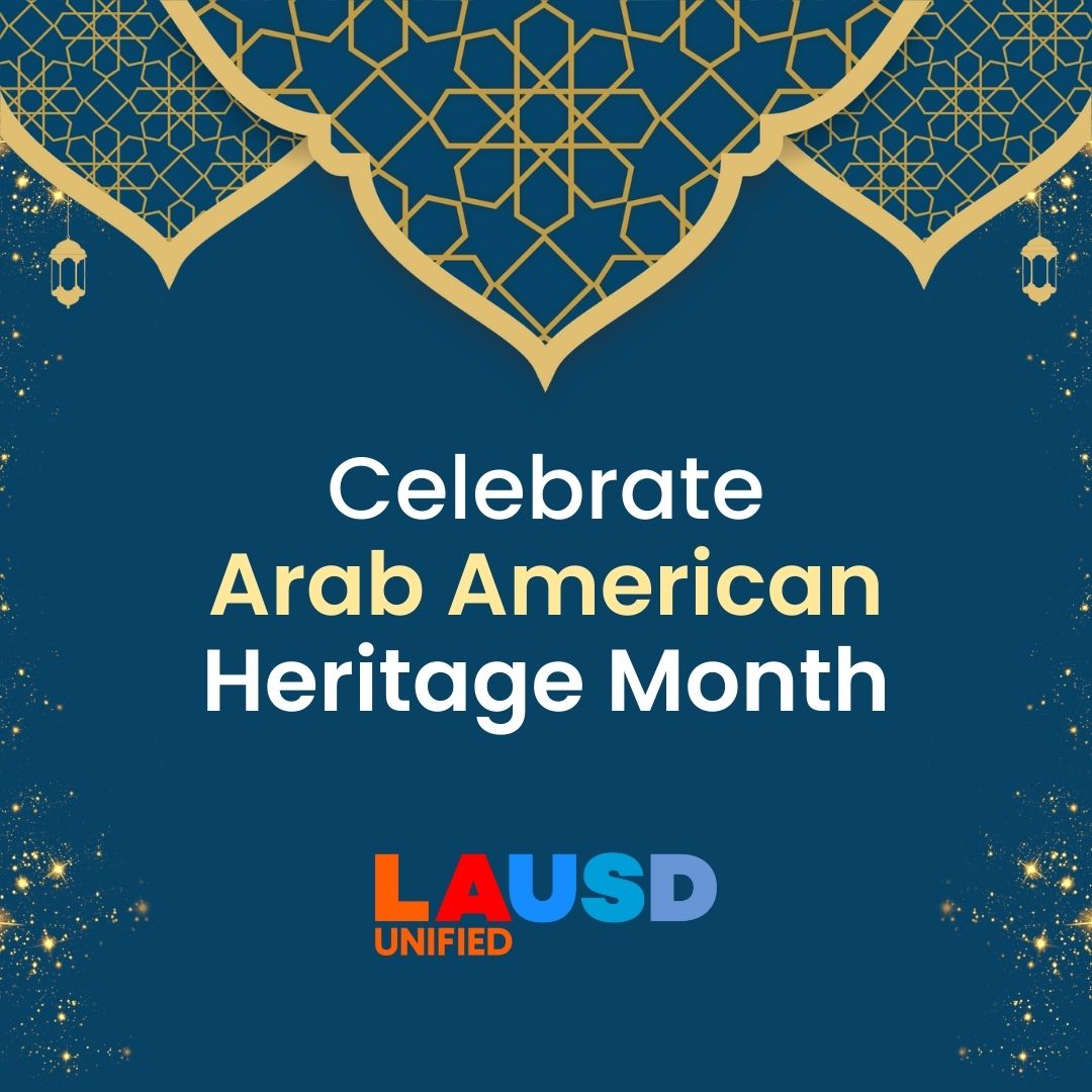Join us in celebrating the contributions and rich culture of Arab Americans. #NationalArabAmericanHeritageMonth