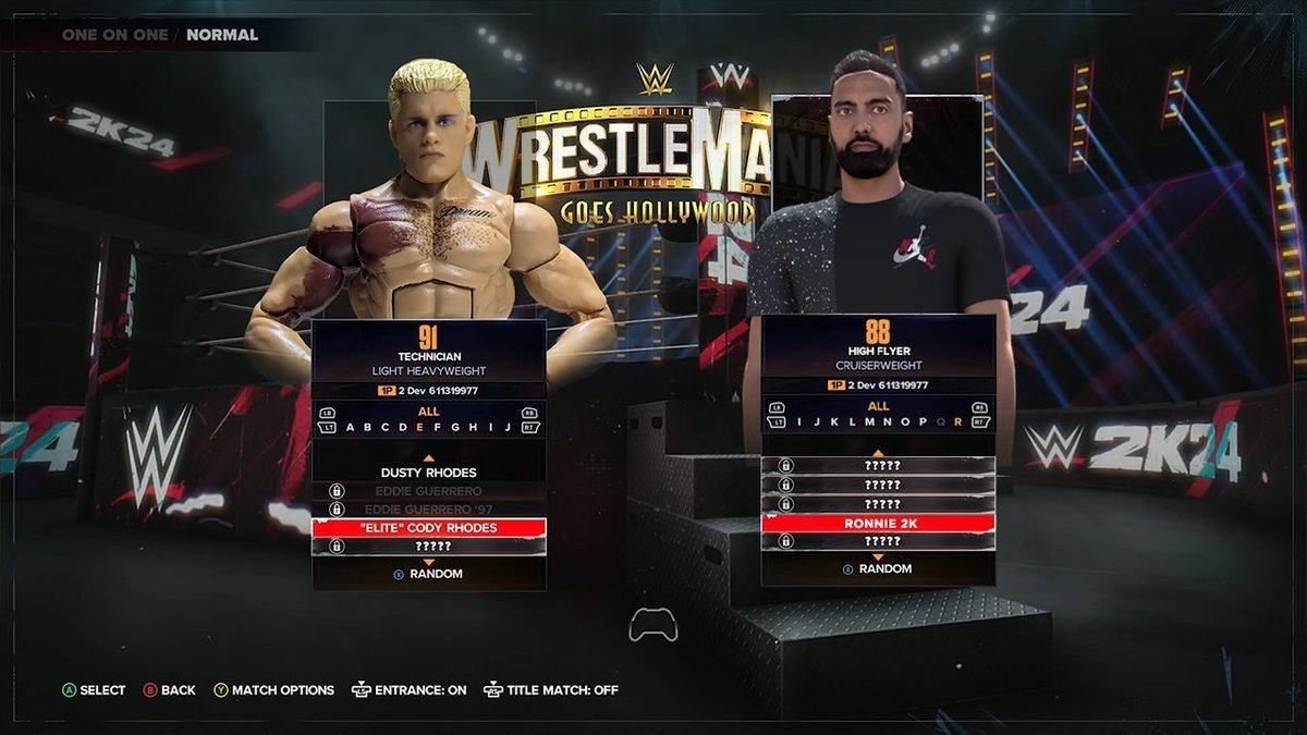 .@WWEgames got me in just in time for #WrestleMania