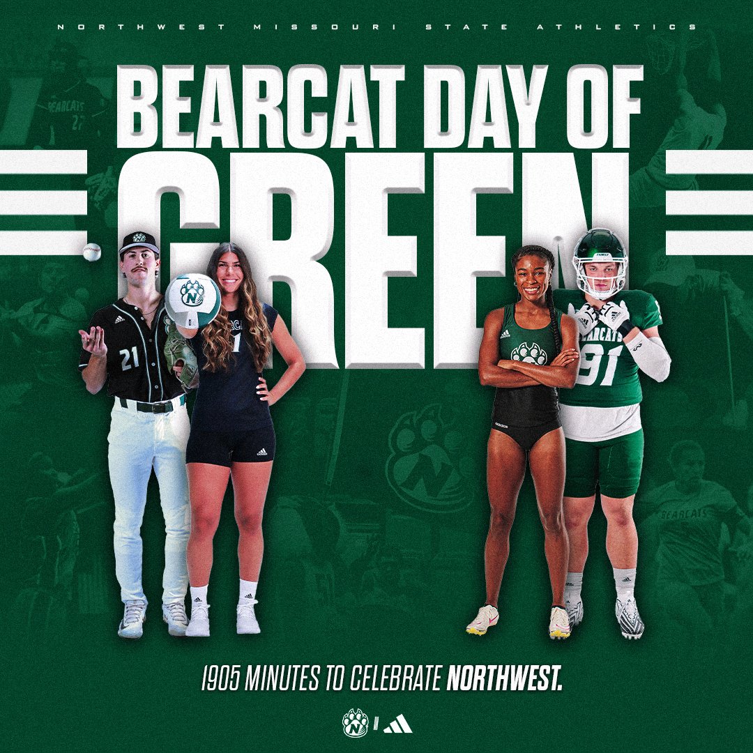 It's 𝐁𝐞𝐚𝐫𝐜𝐚𝐭 𝐃𝐚𝐲 𝐨𝐟 𝐆𝐫𝐞𝐞𝐧, Bearcat Nation! For 1905 minutes, join other Bearcats in supporting students through a donation to one of 10 unique worthy causes. Together we achieve more. 💚 Make a gift: bit.ly/43I41yD #OABAAB ||| #BearcatDayOfGreen