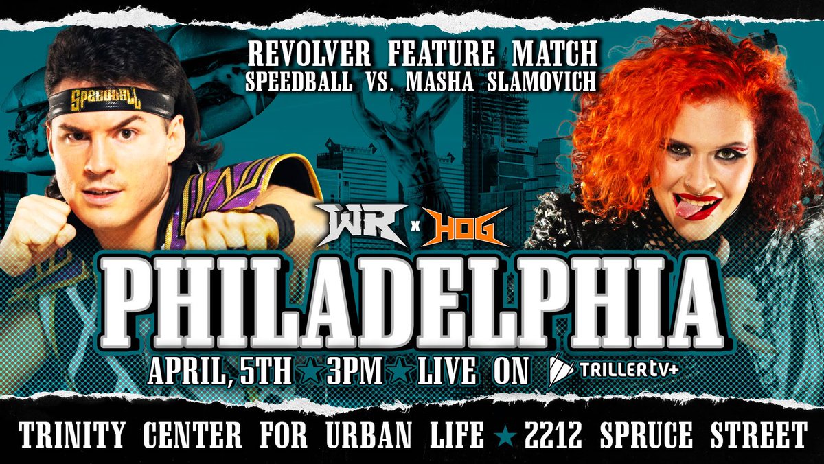 [BREAKING] Signed for 4/5 #REVOLVERxHOG LIVE on @FiteTV+ 3pmET // 2pmCT *SINGLES MATCH* Speedball Mike Bailey Vs. Masha Slamovich trillertv.com/watch/wr-and-h…