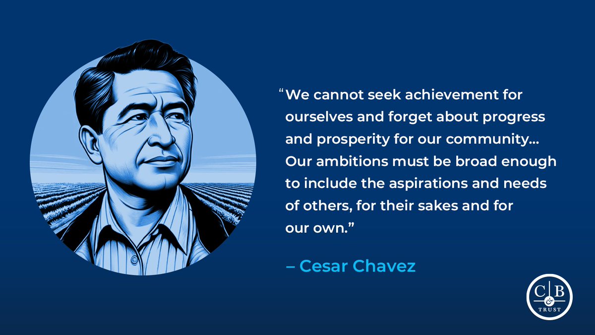 Today we celebrate César Chávez, who made it his mission to stand up for workers and civil rights and played an important role in building Latinx-Filipino unity to improve working conditions for farm workers. #CésarChávezDay