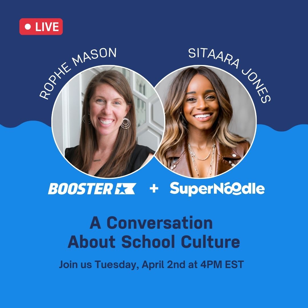 It's not too late to reserve your seat! Join us tomorrow, April 2, as we partner with SuperNoodle (powered by @GoNoodle) for a powerful conversation on how to cultivate a thriving school community. Learn more and register for the webinar: bit.ly/49uOeVN