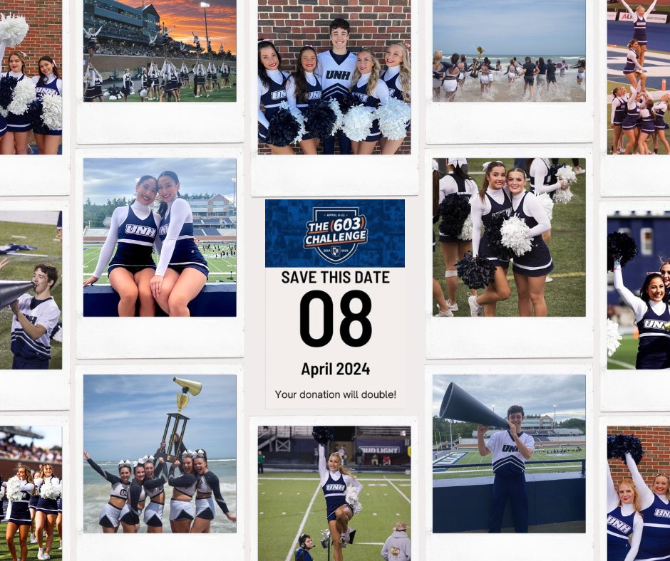 unhcheer_'s tweet image. The (603) Challenge begins next Monday. Please consider donating to our program. You can DOUBLE your impact by giving early. Thanks in advance for your support! 🩶🚾

ℹ️: UNH.EDU/603 

#BeTheRoar
#LeadTheWay
#603Challenge