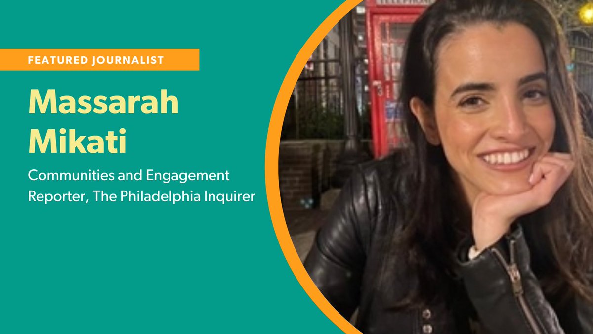 To celebrate and recognize diverse voices in media during #ArabAmericanHeritageMonth, we’ll be featuring Arab American journalists you should follow all month long! First up is @MassarahMikati, a communities and engagement reporter at the @PhillyInquirer. bit.ly/43HCRb9