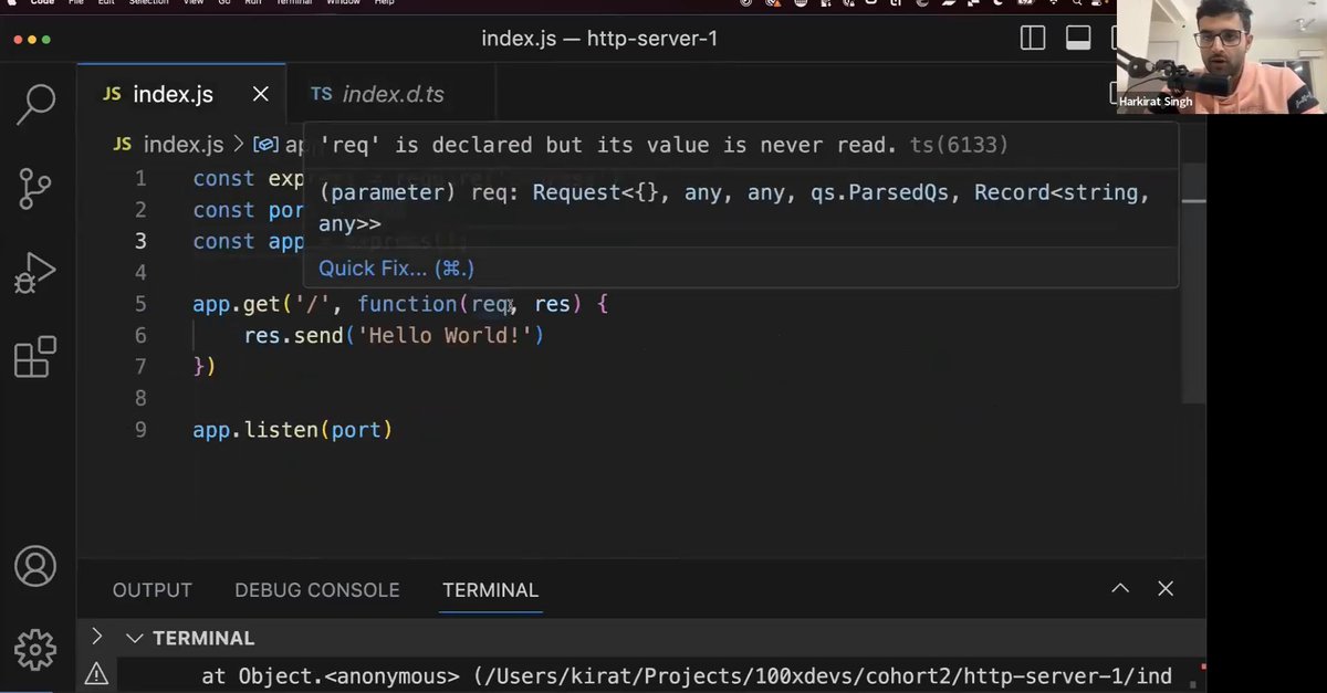yasir_juned's tweet image. day 16 of #100daycode
Finally guys enrolled in 0-100 @kirat_tw cohort after getting some suggestion from senior bhaiya , and people also give good feedback about this course .
-> Finally completed Week1 of cohort
-> Now daily give minimum 2 hour of time for development