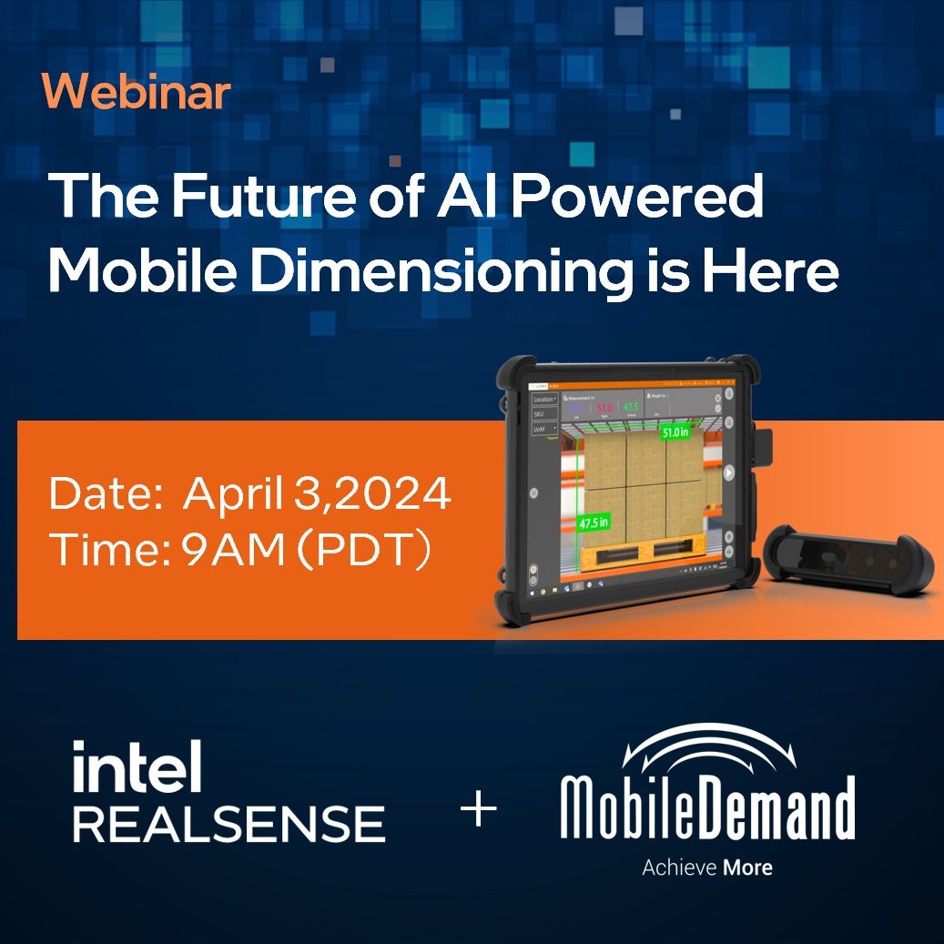 WEBINAR: Join our partnered webinar with @MobileDemand where we will discuss how AI- powered mobile dimensioning creates new and efficient workflow to capture dimensions anywhere! You do not want to miss this one! REGISTER HERE: bit.ly/3vwowl3