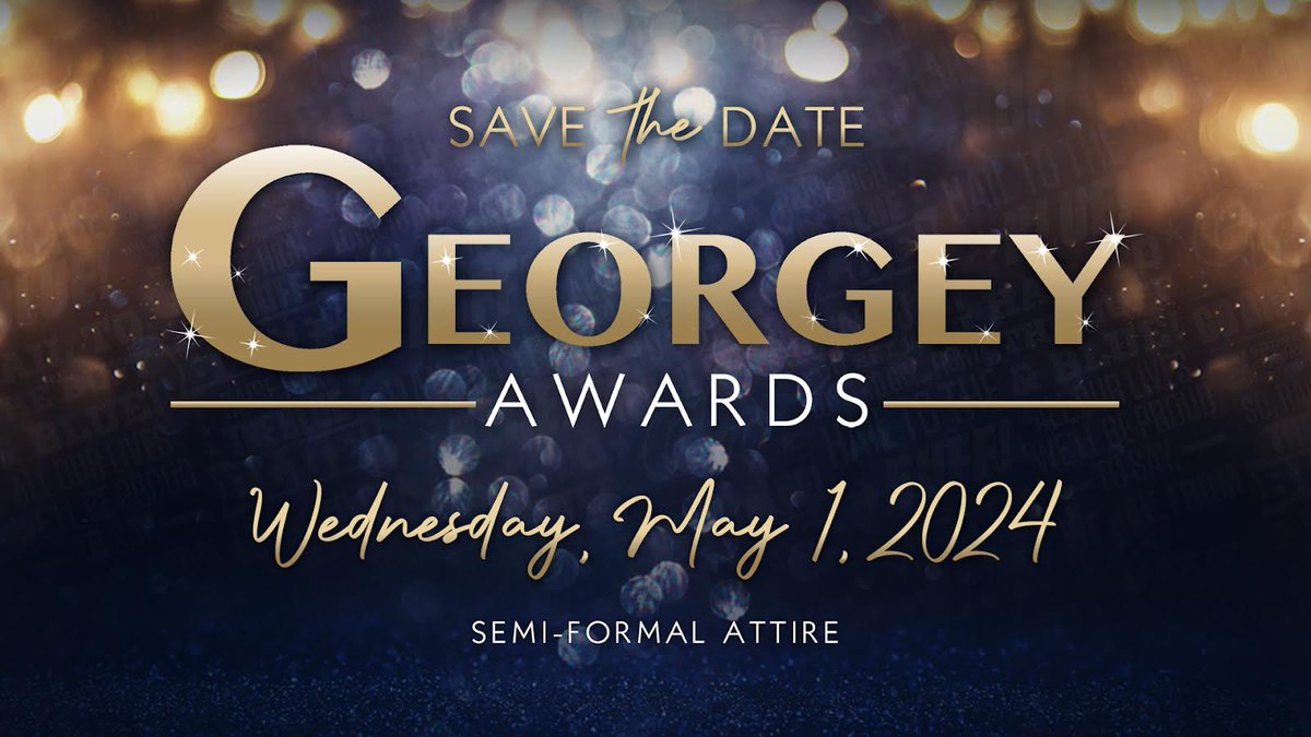 SAVE THE DATE! Just one more month until @TheGeorgeys! #RaiseHigh