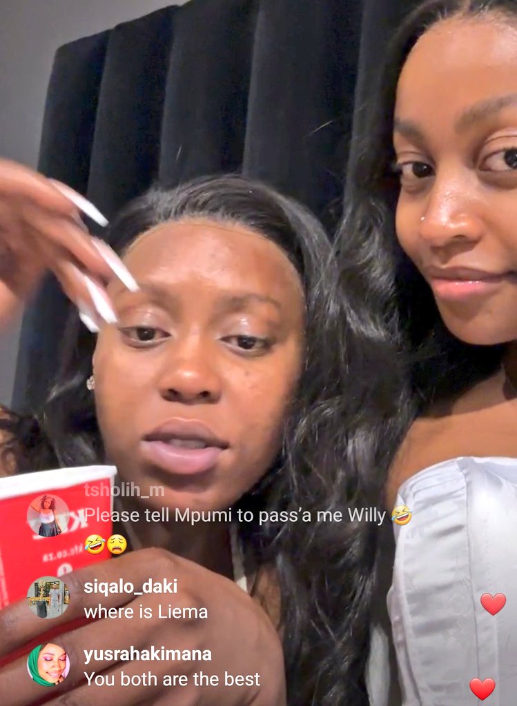 ga_nomali's tweet photo. Saw chipi yako Pitori, Mpumi, and Zee.
Feels good to see them again😭😍❤️

#BBMzansi    #MpumiLandan𓃵 #MpumiMthimunye https://t.co/VCasGUekjP