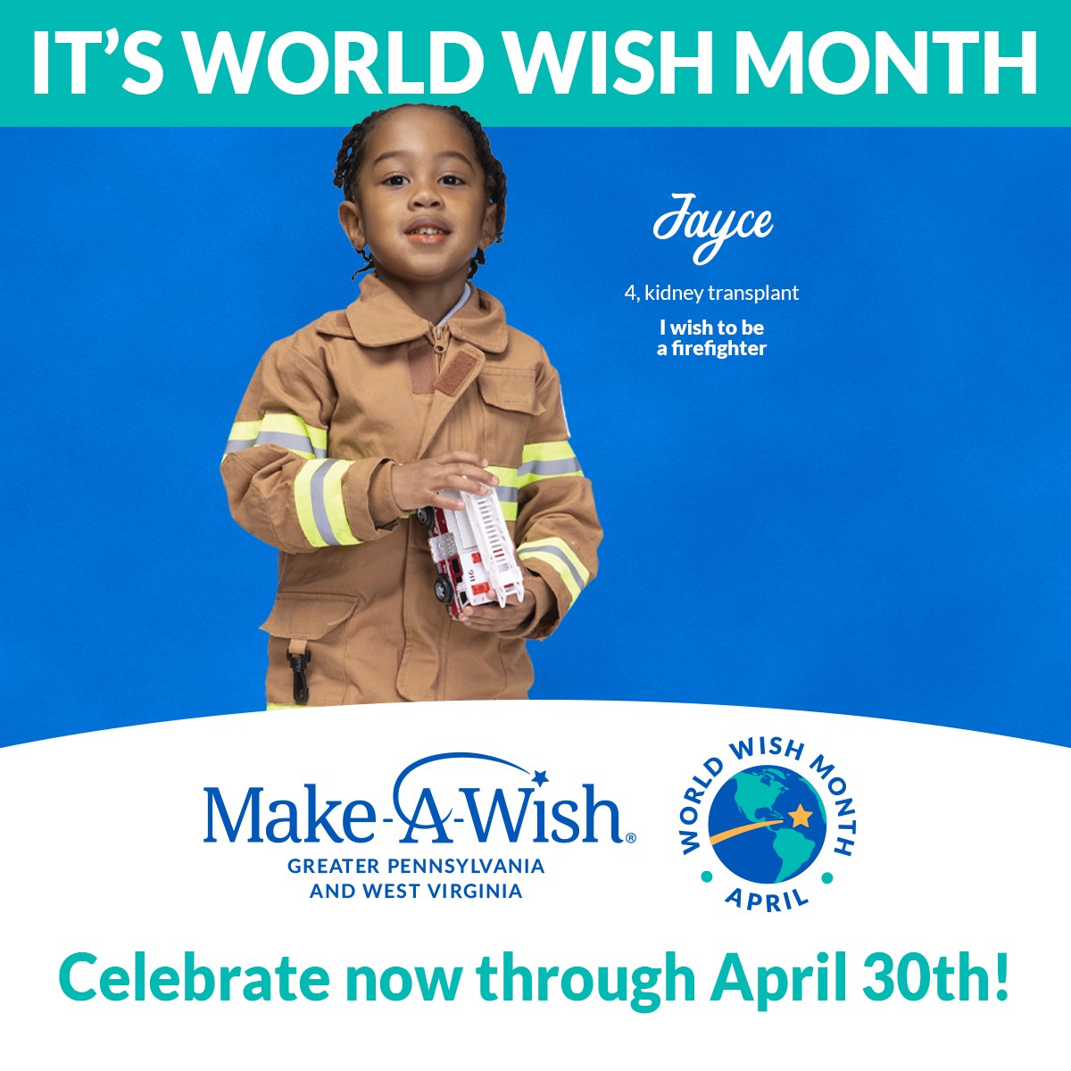 This World Wish Month, we're challenging you to take your support to the next level. By reaching a $5,000 giving level, you'll become a 'Wishmaker®' – directly contributing to the cost of granting one full wish. 🙌 Learn more about becoming a Wishmaker at wish.org/greaterpawv/wo…