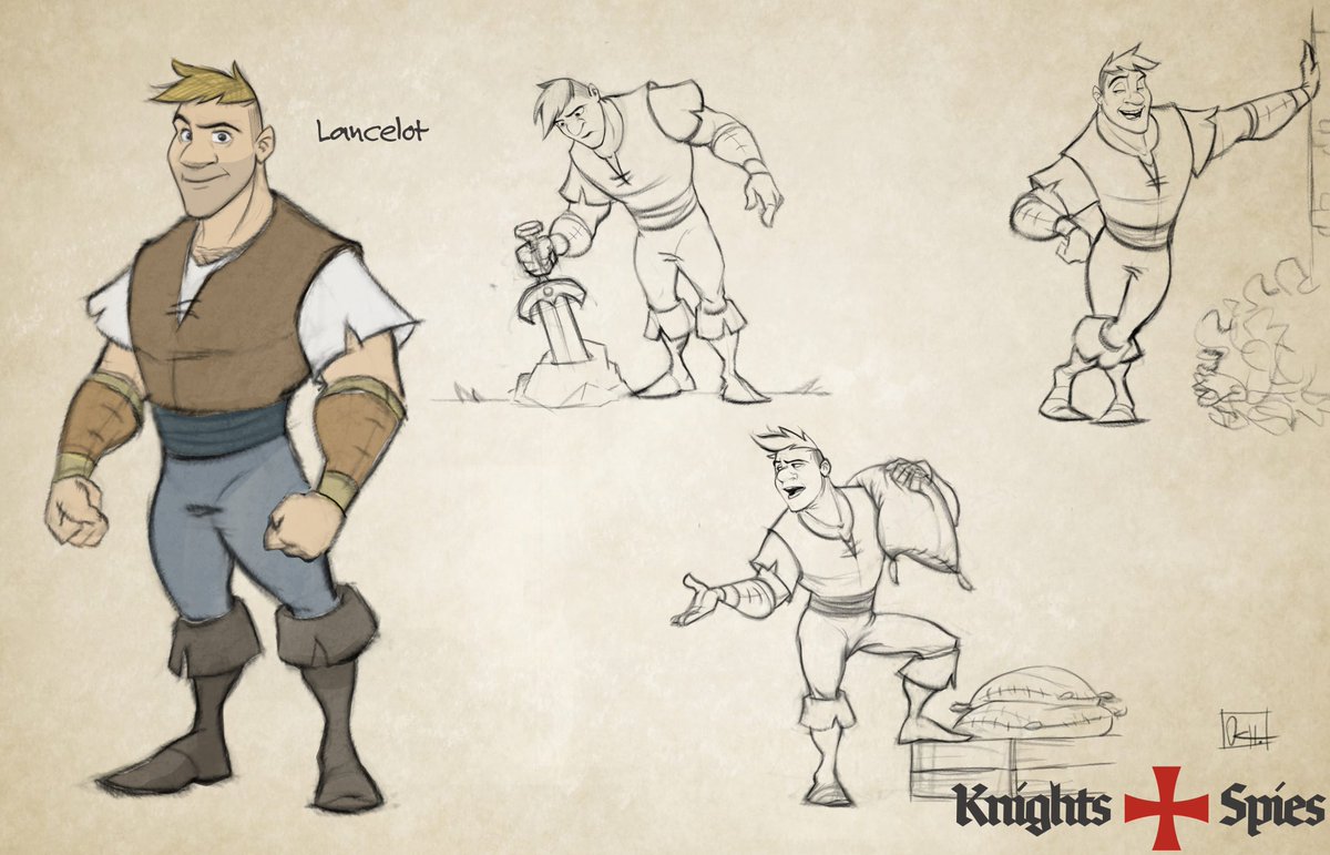 ochavez77's tweet photo. This is a personal project that I'm working on. It is called Knights &amp; Spies. Here is the first character: Lancelot. https://t.co/Qq2cUSZmtI