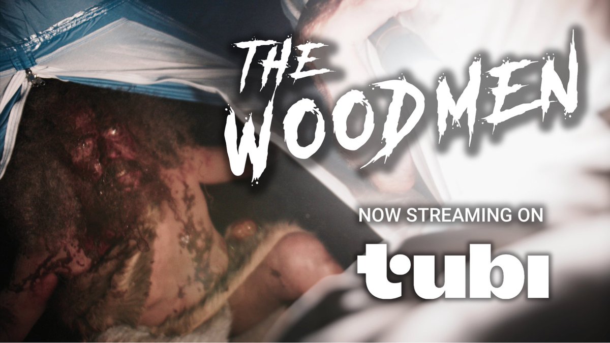 jdbrucker's tweet photo. THE WOODMEN - Now available on TUBI!
Starring Anna Clary, Dan Grogan, Hunter Nino, and L. C. Holt!
https://t.co/faakfMsxfZ
@HorrorDadz #horror #foundfootage #indiehorror #survivalhorror #dreadcentral #indiefilm #feralhumans #filmmaking #foundfootagehorror https://t.co/GrTLkY3NKA