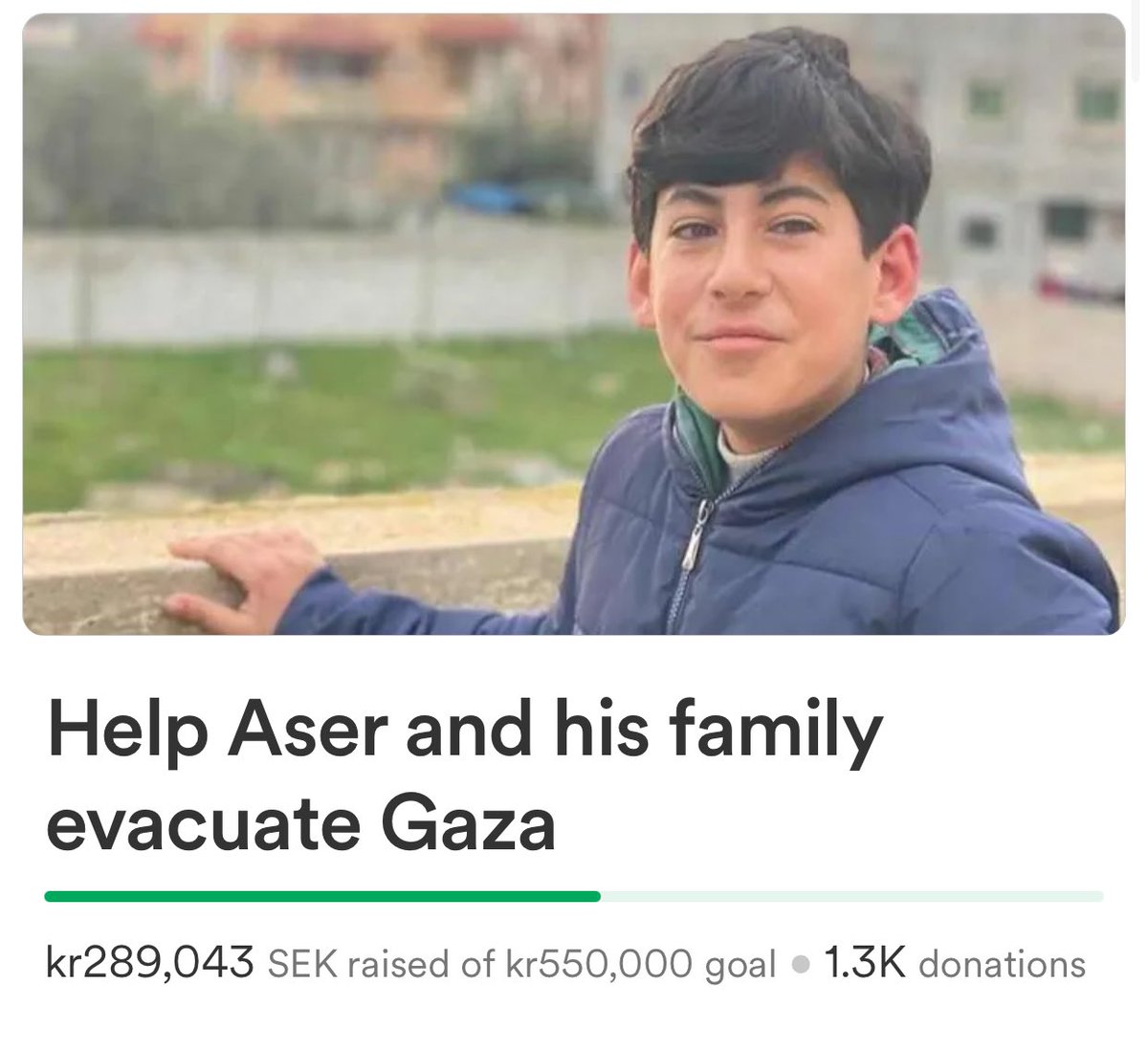 🆘‼️URGENT! Please can we help fulfill Jenin’s goal so she and her family can evacuate Gaza? নিরাপত্তার জন্য জেনিন এবং তার পরিবারকে গাজা ছেড়ে যেতে সাহায্য করুন! 👉 GMF; gofund.me/6aeeca24