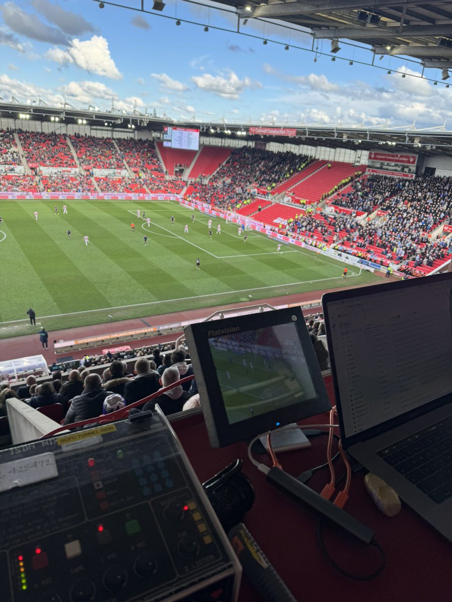 Thanks @BBCStokeSport for the invite down at @stokecity this afternoon… 4pts over the Easter wkend isn’t a disaster. Much better 2nd half performance all round plenty of positives 🔴⚪️