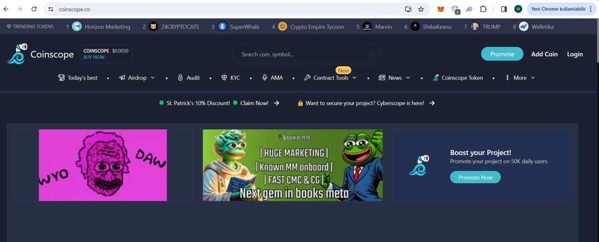 Big news, $BOPE enthusiasts! We've partnered with Coinscope to bring BOOK OF PEPE to the forefront of the crypto discovery journey. This is your chance to dive deeper into what makes our project a potential gem in the vast crypto universe. 🙏

Let's spread the word and continue