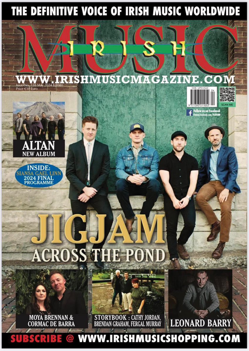 🇮🇪 FRONT COVER OF IRISH MUSIC MAGAZINE 🇮🇪 We’re delighted to be featured on the Front Cover of the latest edition of Irish Music Magazine! We also have a full interview about our recent tour and brand new album ‘Across The Pond’. Grab yourself a copy and check it out!! 🕺🏼