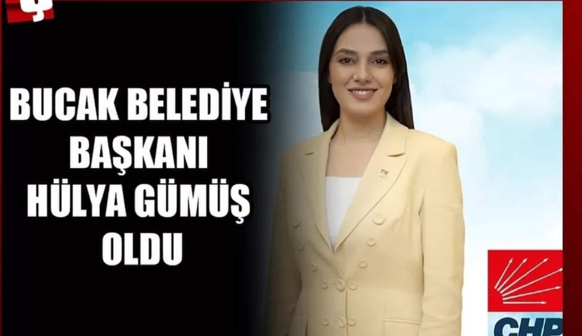 Burdur bucak belediye başkanlığını kazanan 1996 doğumlu Hülya Gümüş. Alkışlar kendisine.