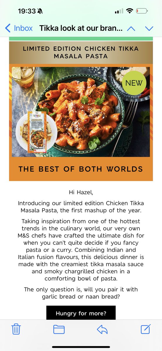 hazelholt's tweet photo. @marksandspencer please tell me this is an April fools? 🙈 https://t.co/nnTHXLjd3g