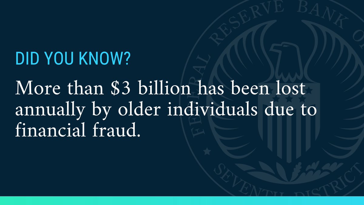 According to the @TheJusticeDept, more than $3 billion has been lost annually by older individuals due to financial fraud. Learn about the prevalence and risk factors at our April 3 event. bit.ly/43w9WGM