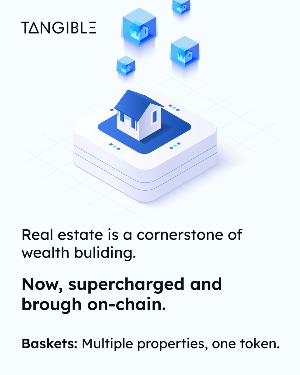 🏘️ Real estate has long been a cornerstone of wealth building. Add daily compounded rent to the mix, and you've got an exceptionally powerful asset. This reliable investment is now accessible on-chain with Baskets, our permissionless ERC-20 rebasing token. Owning real estate