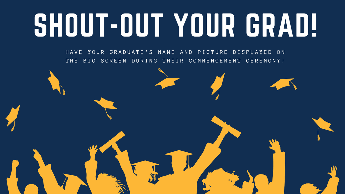 Got a grad in the family? Spread the love! Submit a short message or photo at bit.ly/3VFlOV0to to be displayed during their commencement ceremony! 🎓📷🌟 Deadline: April 21, 11:59 P.M. EST. #UTCGrad