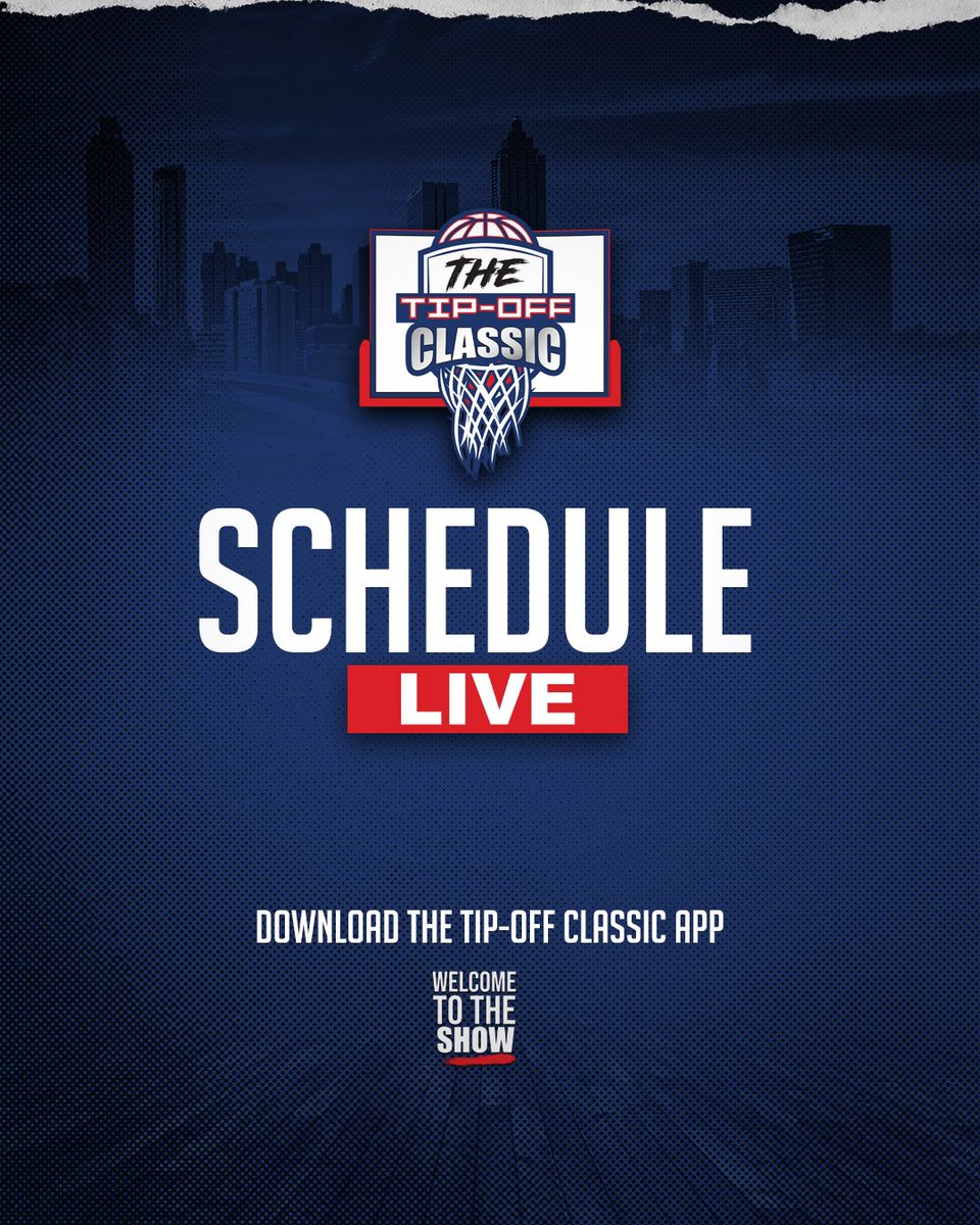 ITS ALL-STAR WEEK!!! - THE SCHEDULE IS LIVE: thetipoffclassic.com/schedule/