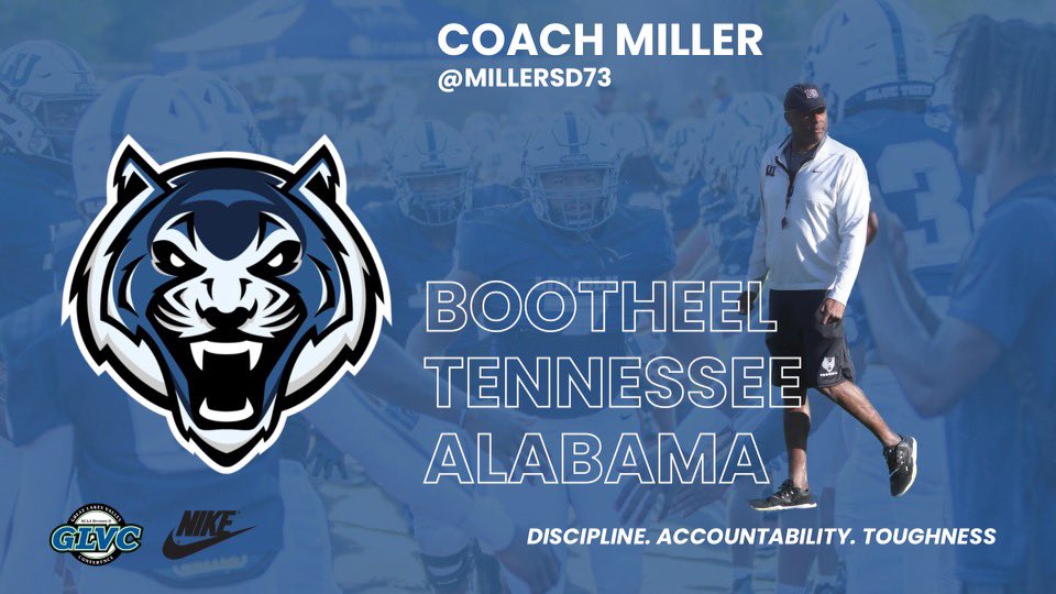 Meet our Defensive Coordinator/DL Coach, Coach Miller! He recruits Bootheel, Tennessee, & Alabama 🏈 Give him a follow and fill out our recruiting questionnaire to get evaluated: frontrush.com/FR_Web_App/Pla…