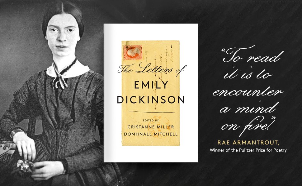 Happy Poetry Month! Before Emily Dickinson was a poet, she was a letter writer, and tomorrow, her vast and dazzling collection of letters—expanded and revised for the first time in over sixty years—goes on sale: hup.harvard.edu/books/97806749…
