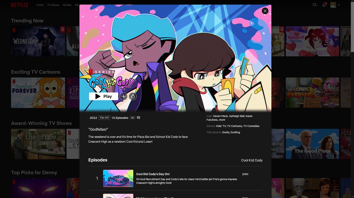 90PercentDenny's tweet photo. man 2020 feels like so long ago, happy anniversary of our netflix shows :D
#coolkidcody #purrfectapawcalypse https://t.co/uvFCKSC7O1