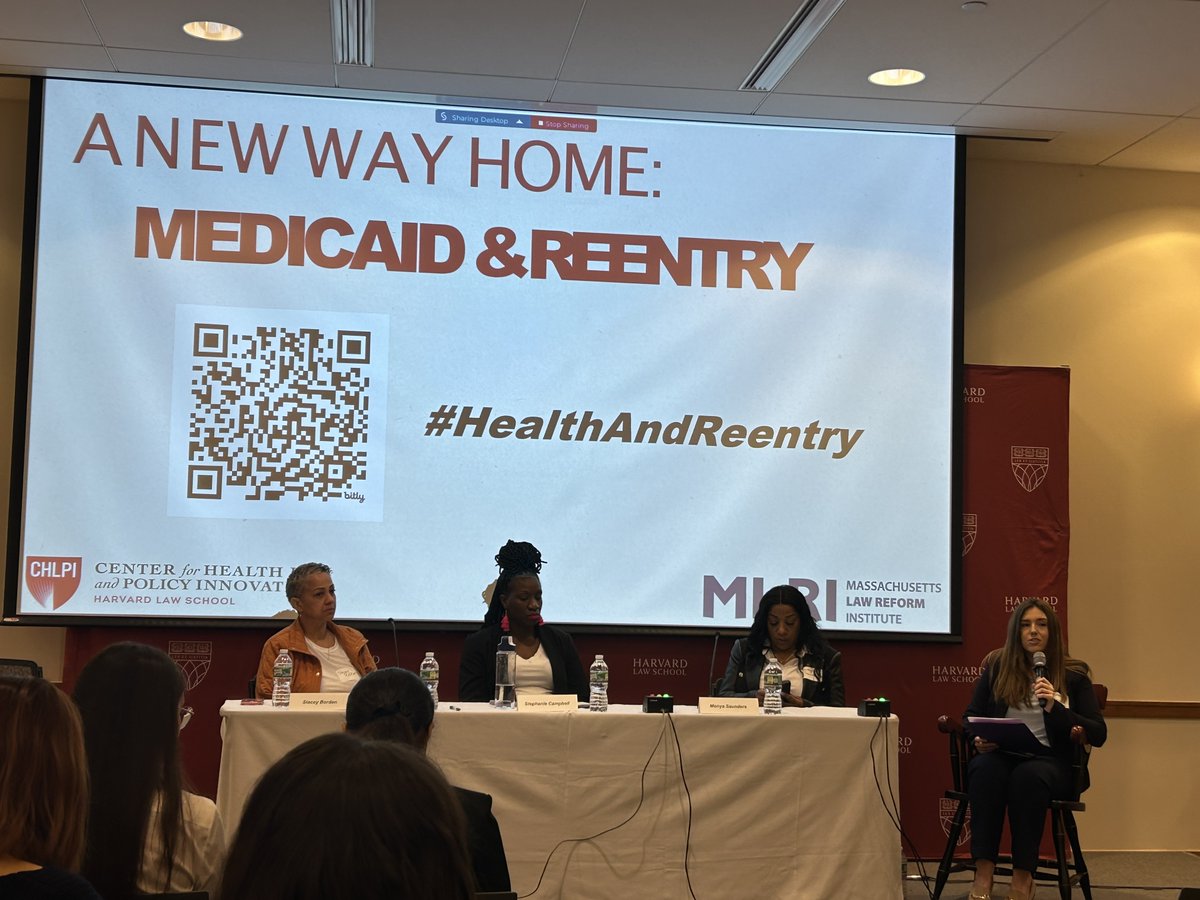 Stacey Borden pointed out that there are health care barriers faced by people during and after incarceration: “Our systems are so disconnected and we have to shift these systems to center wellbeing and holistic care. It’s a lot to dismantle and it’s a lot to disrupt.” @ReentryNew