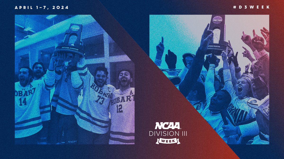 Today marks the start of @NCAADIII Week. DYK, @HWSColleges have won 2️⃣0️⃣ DIII National Championships, including the 2024 Men's Hockey 🏒 title! Additionally, HWS has 2️⃣ individual titles. 🏊‍♀️🏊‍♀️ #GoStatesmen #HeronPride #D3Week #WhyD3