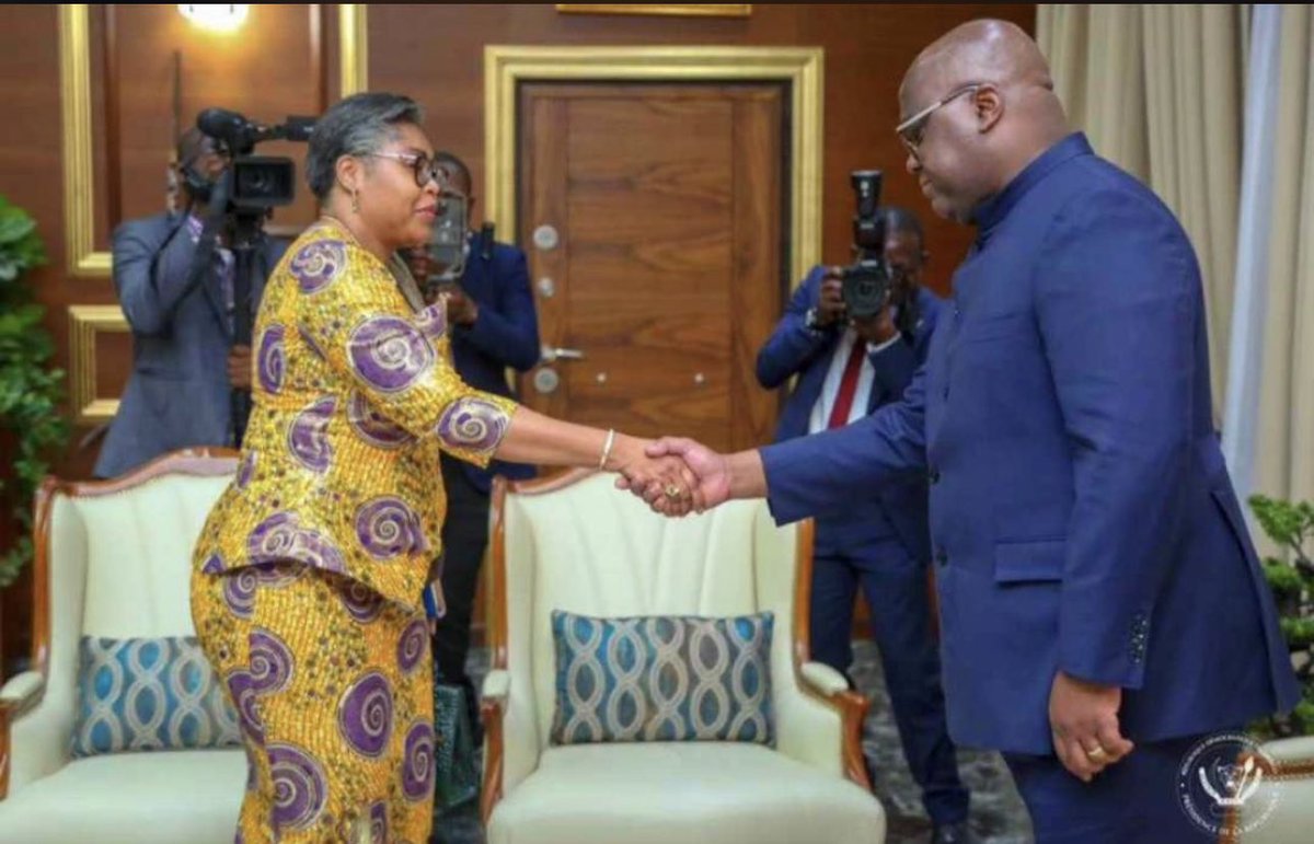 FÉLICITATIONS À SON EXCELLENCE MADAME @SuminwaJudith LA PREMIÈRE MINISTRE DE LA RÉPUBLIQUE DÉMOCRATIQUE DU CONGO . QUE DIEU PUISSE VOUS GUIDER DANS CETTE NOUVELLE FONCTION. 🙏🏽 MERCI AU GARANT DE LA NATION MR #FELIXANTOINETSHISEKEDI @fatshi13 POUR LA PROMOTION DE LA FEMME…