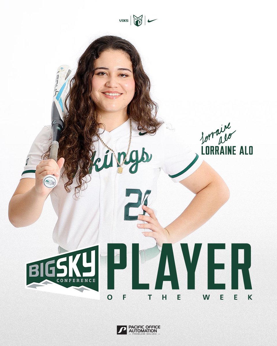 Portland State Softball (@psuvikssb) on Twitter photo First career Big Sky POW honor for Lorraine Aloπ«‘
The freshman led the Vikings to a series sweep over Idaho State with a dominant performance at the plate, hitting .583 (7-for-12) with one HR and a team-high 4RBI
#GoViks | #DefendTheShip First career Big Sky POW honor for Lorraine Aloπ«‘
The freshman led the Vikings to a series sweep over Idaho State with a dominant performance at the plate, hitting .583 (7-for-12) with one HR and a team-high 4RBI
#GoViks | #DefendTheShip