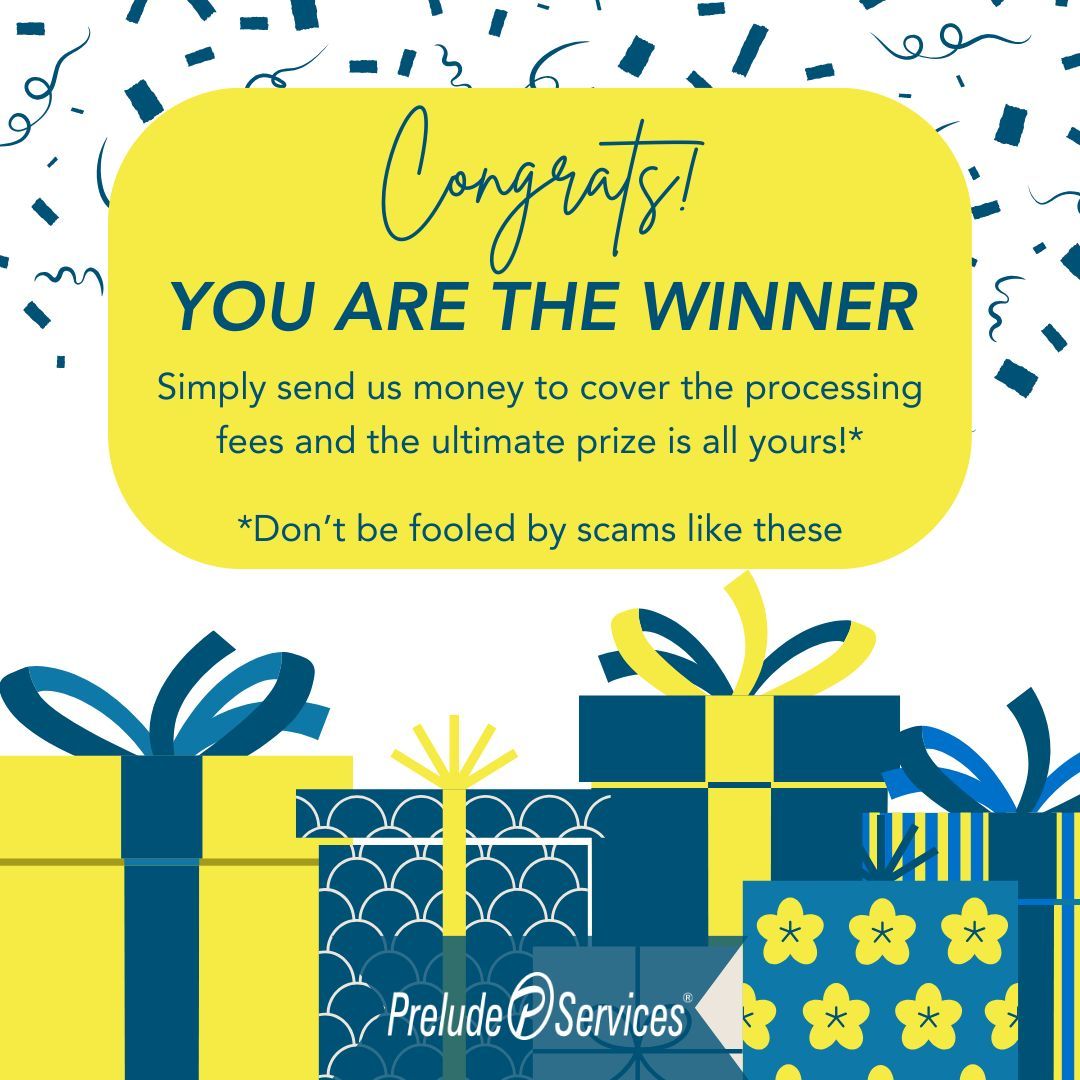 Beware of #scams this April Fools' Day! ⚠️ Fraudulent schemes offering prizes may lead to financial loss or compromise your #security. Be cautious of enticing offers and remember: if it seems too good to be true, it likely is. bit.ly/3VxhRBO