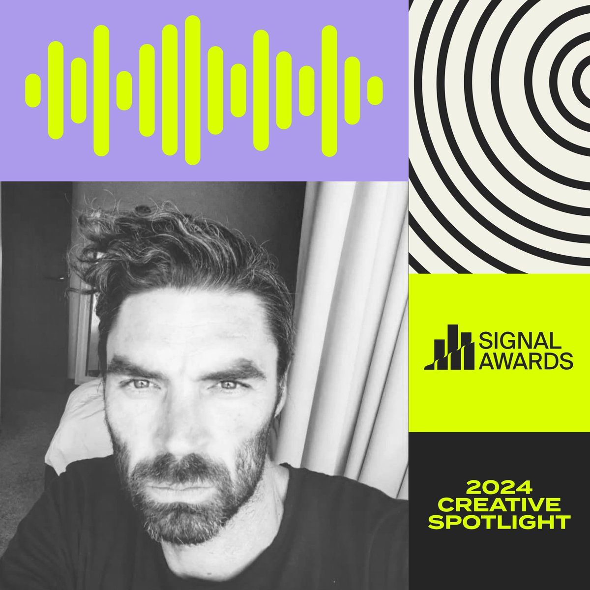 We're shining a creative spotlight on Nick Barclay, the designer of the new look for the 3rd season of the Signal Awards! Originally from the UK, Nick is currently based in Sydney, Australia. You can keep up with his work here: nickbarclaydesigns.com.