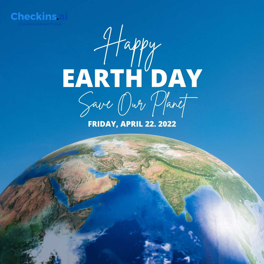CheckinsAI's tweet photo. 🌍 Happy Earth Day from https://t.co/JE33WGn4Vz! 🌿

Today, as we celebrate our beautiful planet, let's pledge to travel responsibly and sustainably. At Checkins, we're committed to promoting eco-friendly travel practices that help protect and preserve our environment. https://t.co/K6GxQ0x8lk