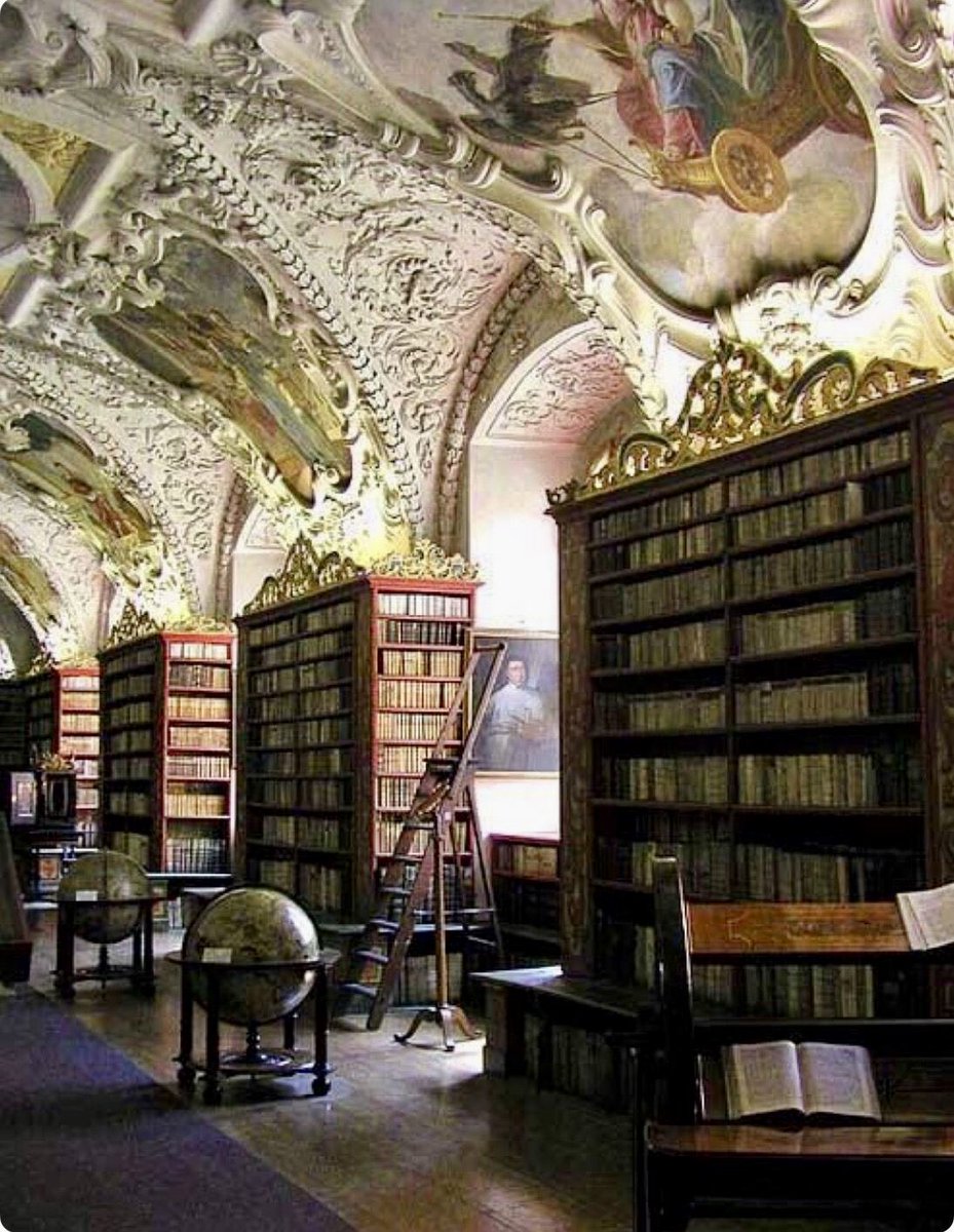 Paperbacks_Plus's tweet photo. "People can lose their lives in libraries. They ought to be warned." –Saul Bellow
Strahov Library- Theological Hall, Philosophical Hall- Strahov Monastery Prague @prgcitytourism
#Philosophical #Library #Monastery #Prague #libraries #SaulBellow #amazinglibraries #amazinglibrary https://t.co/e9ECLZ5e3g
