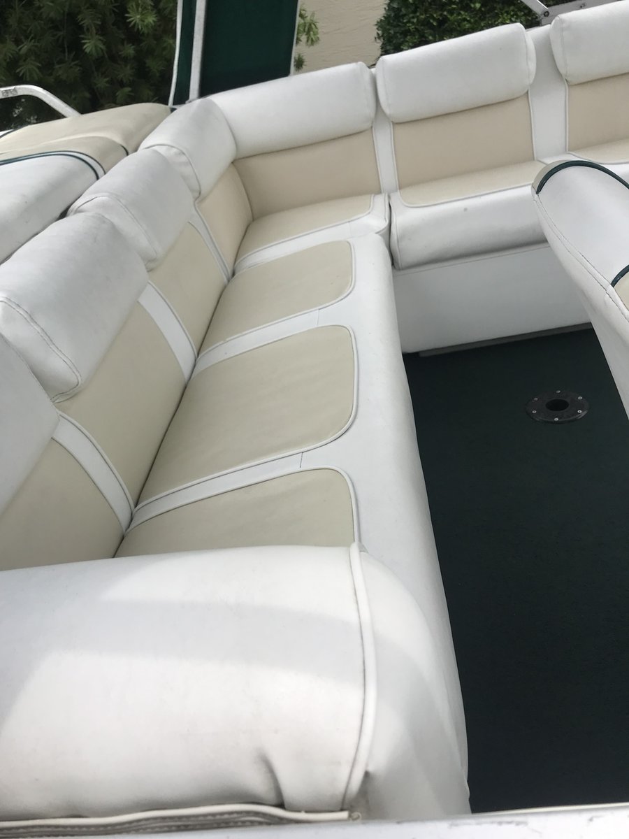 Let the results speak for themselves. See how Star brite Mildew Stain Remover restores the original look of your boat’s upholstery.

#StarbriteSolutions #MildewBuster #BeforeAndAfter