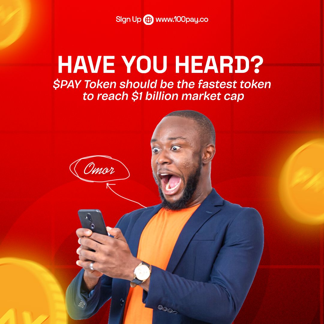 WarpAlphaX's tweet photo. It's not just about reaching a billion dollar market cap, it's about the journey.

 Join 100pay and let's make history!

Website : https://t.co/SqCcAQWans

Telegram>https://t.co/yXWNQVrEMB 

 #100pay #paytoken #100paylifestyle #paytokenlaunch https://t.co/pUauMblNIW