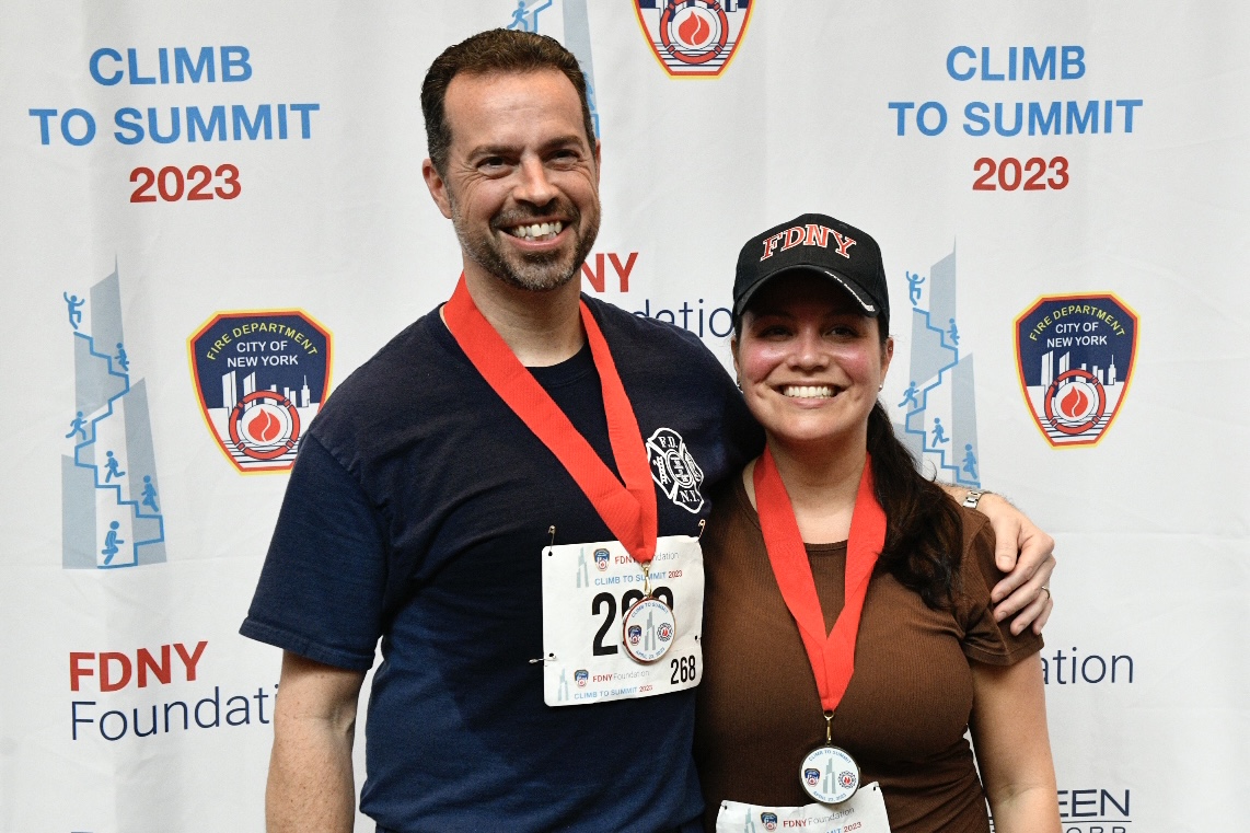 Registrants in the @FDNYFoundation's 2nd Annual Climb to SUMMIT will be participating alongside @SLGreen CFO and FDNY Foundation Vice Chairman, Matt DiLiberto. Matt's father was a firefighter and Matt has been a volunteer firefighter and EMT in New Jersey for over 25 years.