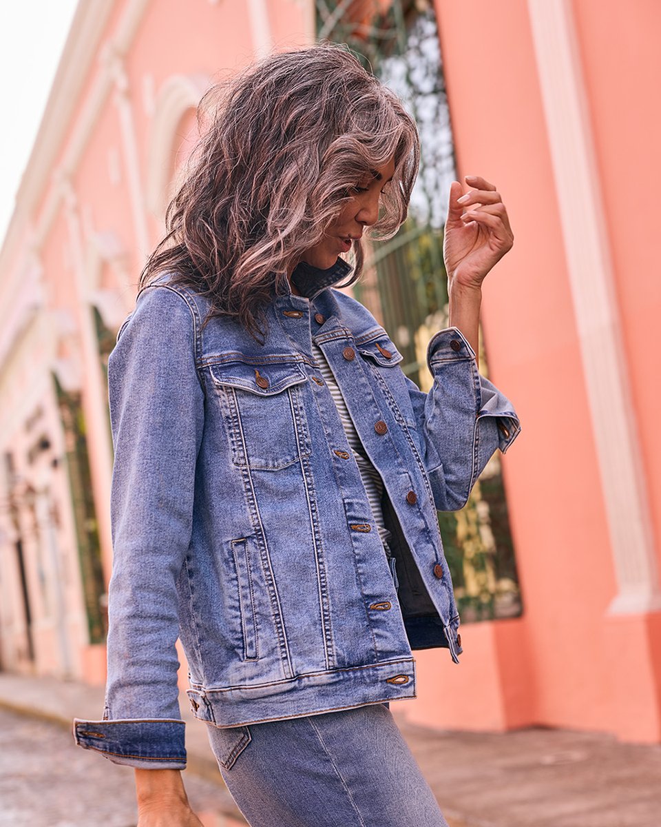 Spring’s most valuable layer = a denim jacket Shop: spr.ly/6015ZQ7oh