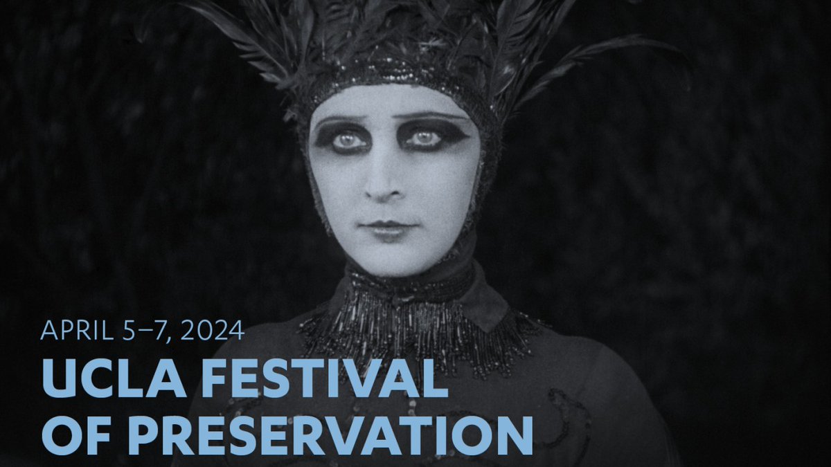 ANIMATIONWorld's tweet image. UCLA Festival of Preservation Runs April 5-7: The UCLA Film &amp;amp; TV archive’s free biannual event showcases the latest restoration projects, featuring films reflecting the breadth of moving image history;… bit.ly/3TYRy6f #FilmPreservation #AnimationHistory #UCLA #Animation