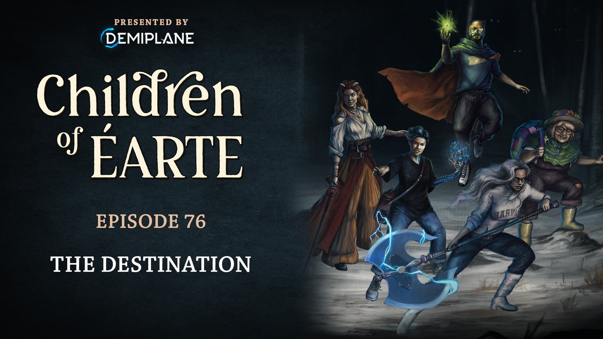 In the #ChildrenOfÉarte finale - Episode 76: The Destination, the party faced off against Ivy to bring balance back to the realms. Find out how the story ends now!

YouTube: bit.ly/3PnJYiR
Spotify: spoti.fi/3D7UEeo
iTunes: apple.co/37PFv5N