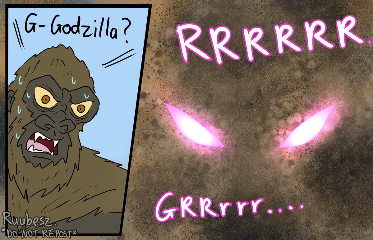 ruubesz's tweet photo. What if...
(1/2)

(April Fools!)
#GodzillaXKong #GodzillaXKongTheNewEmpire #Godzilla #Kong #GodzillaMinusOne https://t.co/HzSH2spBWU