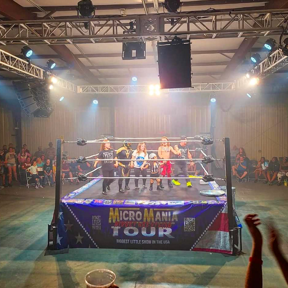 MicroMania Midget Wrestling Tour is 3 days away! 💥 You don't want to miss this high-powered wrestling show, perfect for all ages. General admission tickets are still available, purchase here:bit.ly/4c4Hj7w - Doors open at 6pm | Show beings at 7pm.